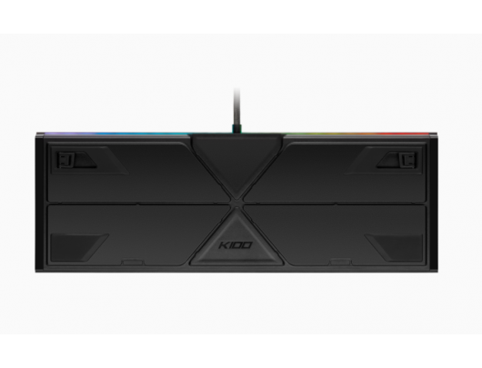Žaidimų klaviatūra Corsair Mechanical Gaming Keyboard K100 RGB Optical NA, Wired, Black/Red
