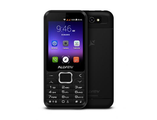 Mobilus telefonas Allview H4 Join (Black) Dual SIM 2.8” TFT LCD 240x320/1GHz/512MB/256MB RAM/microSD/WiFi,BT,3G