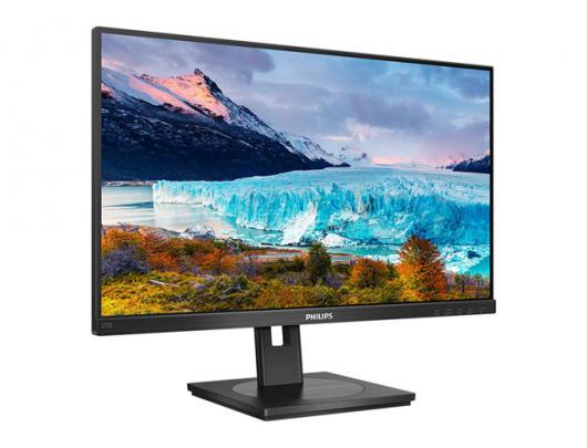 Monitorius Philips S-line 272S1AE 27 in IPS Full HD (1080p) 1920x1080 at 75 Hz 250 cd/m² HDMI, DVI-D, VGA, DisplayPort Height, pivot (rotation), swiv