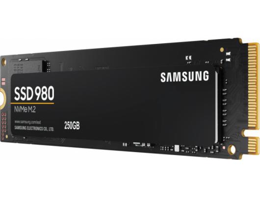 SSD diskas Samsung V-NAND SSD 980 250 GB, SSD form factor M.2 2280, SSD interface M.2 NVME, Write speed 1300 MB/s, Read speed 2900 MB/s