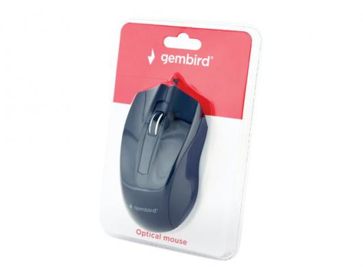 Pelė Gembird Optical Mouse MUS-3B-01 USB, Black