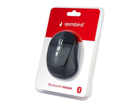 Belaidė pelė Gembird 6-button wireless optical mouse MUSW-6B-01 USB, Black