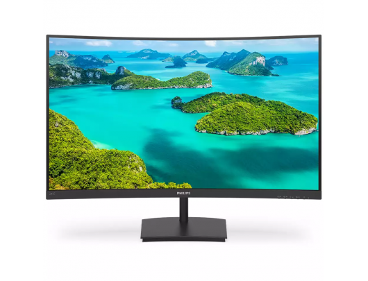 Monitorius Philips LCD monitor 241E1SC 24", FHD, 1920x1080 pixels, VA, 16:9, Black, 4 ms, 250 cd/m², HDMI audio out, 75 Hz, W-LED system, HDMI ports quantity 1