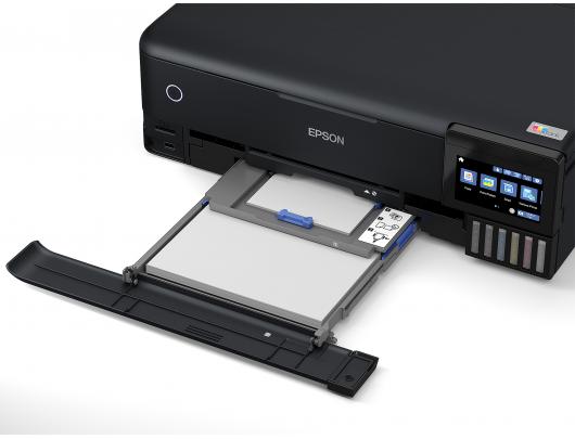 Rašalinis daugiafunkcinis spausdintuvas Epson Multifunctional Printer EcoTank L8180 Colour, Inkjet, A4, Wi-Fi, Black