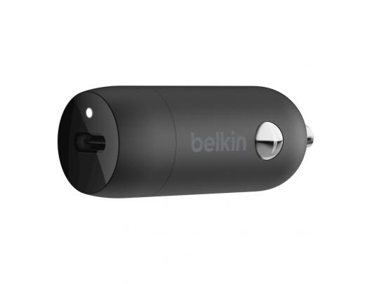 Automobilinis įkroviklis Belkin 20W USB-C PD BOOST CHARGE Black