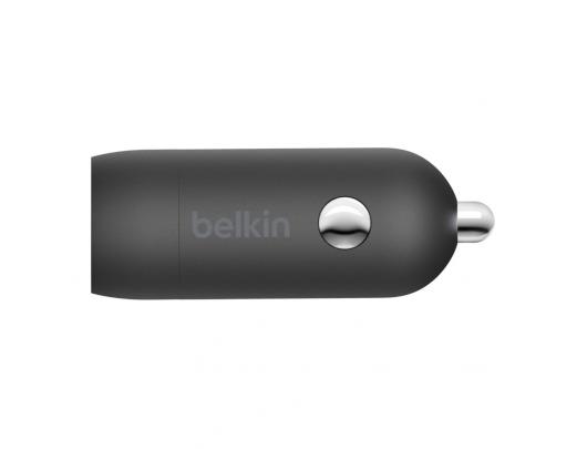Automobilinis įkroviklis Belkin 20W USB-C PD BOOST CHARGE Black