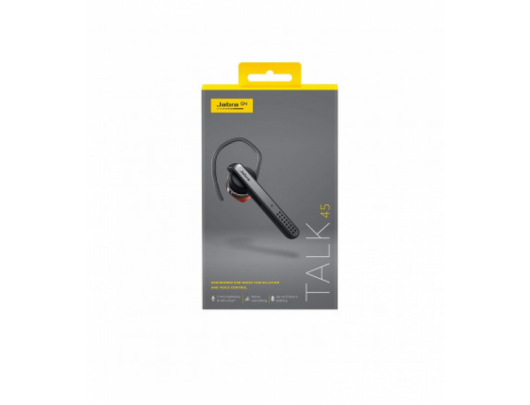 Laisvų rankų įranga Jabra Talk 45 Hands free device, Noise-canceling, 7.2 g, Silver
