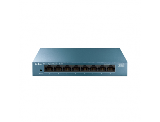 Komutatorius TP-LINK 8-Port 10/100/1000Mbps Desktop Network Switch LS108G Unmanaged, Desktop