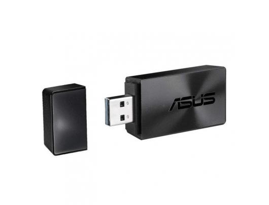 Tinklo adapteris ASUS USB-AC58 - network adapter - USB 3.0 2.4 GHz, 5 GHz