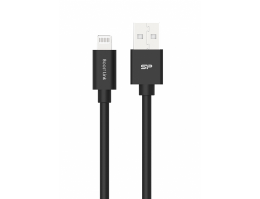 Kabelis Silicon Power USB Type-A to Lightning Cable LK15 MFi Apple, PVC, Black
