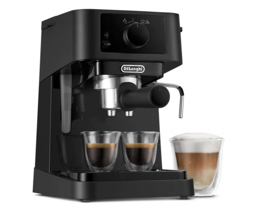 Kavos aparatas Delonghi Coffee Maker EC230 Pump pressure 15 bar, Built-in milk frother, 1100 W, Semi-automatic, Black