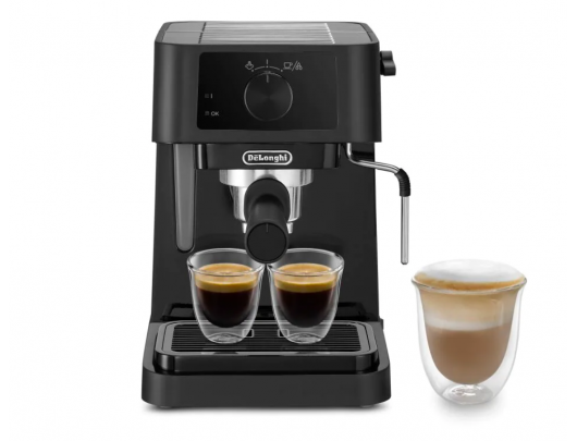 Kavos aparatas Delonghi Coffee Maker EC230 Pump pressure 15 bar, Built-in milk frother, 1100 W, Semi-automatic, Black