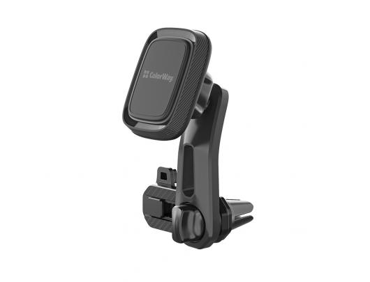 Laikiklis ColorWay Magnetic Car Holder For Smartphone  Air Vent-3 Gray, Adjustable, 360 °