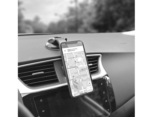 Laikiklis ColorWay Magnetic Car Holder For Smartphone Dashboard-2 Gray, Adjustable, 360 °