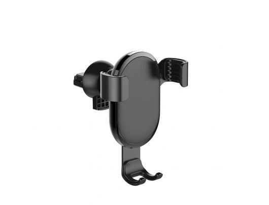 Laikiklis ColorWay Metallic Gravity Holder For Smartphone Black, 6.5 ", Adjustable, 360 °