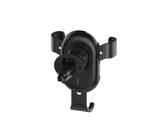 Laikiklis ColorWay Metallic Gravity Holder For Smartphone Black, 6.5 ", Adjustable, 360 °
