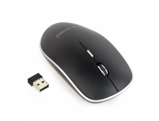 Belaidė pelė Gembird Silent Wireless Optical Mouse MUSW-4BS-01 USB, Black