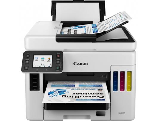 Rašalinis daugiafunkcinis spausdintuvas Canon MAXIFY GX7050 Colour, Inkjet, Colour Inkjet Multifunction Printer, A4, Wi-Fi, Grey/Black