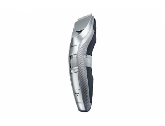 Plaukų kirpimo mašinėlė Panasonic ER-GC71-S503, be laido arba su laidu, 38 ilgio nustatymai, tikslus žingsnis 0.5 mm, sidabrinė.