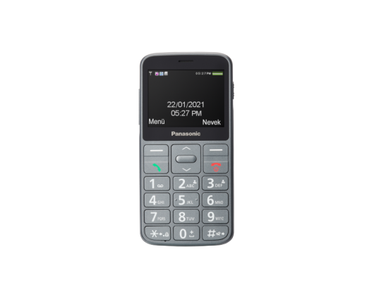 Mobilus telefonas Panasonic KX-TU160 Grey, 2.4 ", TFT-LCD, 240 x 320, USB version USB-C, Built-in camera, Main camera 0.3 MP