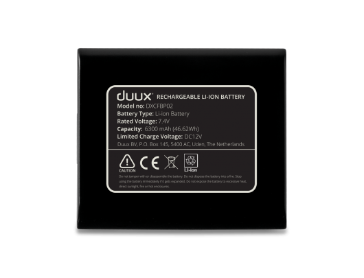 Baterija Duux Dock & Battery Pack for Whisper Flex 6300 mAh Whisper Flex (DXCF10/11/12/13), Whisper Flex Ultimate (DXCF14/15), Black