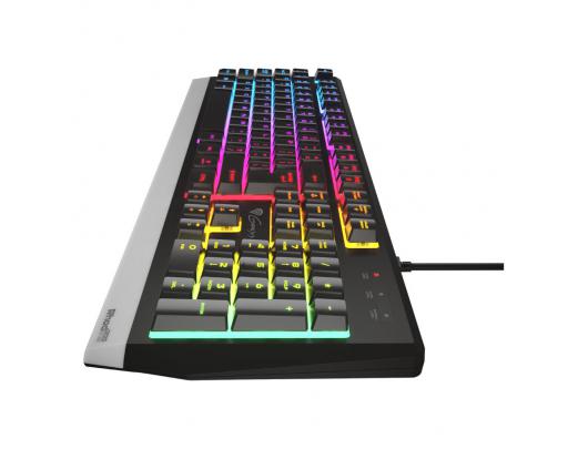 Žaidimų klaviatūra Genesis Rhod 300 RGB Gaming keyboard, RGB LED light, US, Black, Wired