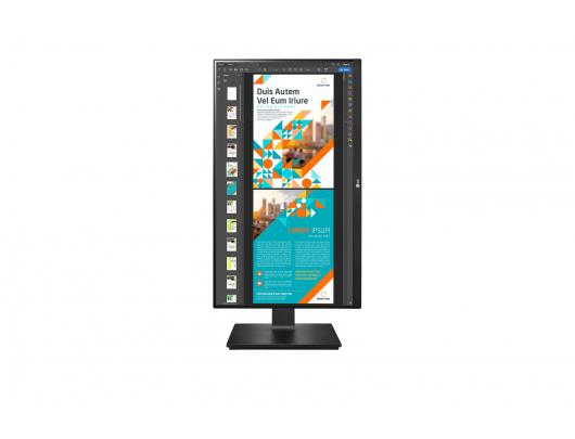 Monitorius LG Monitor with AMD FreeSync 24QP550-B 23.8", IPS, QHD, 2560 x 1440 pixels, 16:9, 5 ms, 300 cd/m², Black, HDMI ports quantity 2