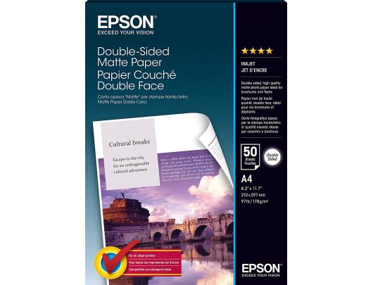 Foto popierius Epson Double Sided Matte Paper - A4 - 50 Sheets A4