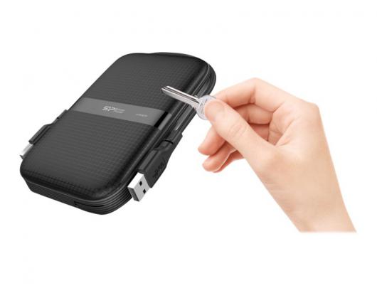 Išorinis kietasis diskas Silicon Power A60 2TB 2.5 colio Juodas
