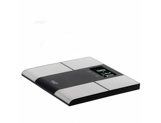 Svarstyklės Adler Bathroom scale with analyzer AD 8165	 Maximum weight (capacity) 225 kg, Accuracy 100 g, Body Mass Index (BMI) measuring, Stainless