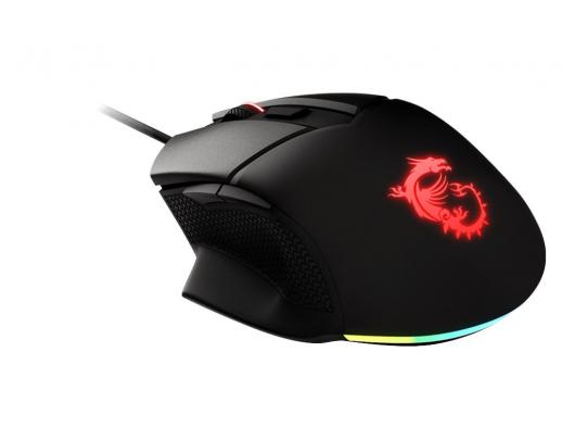Pelė MSI CLUTCHGM20 ELITE Gaming USB RGB Adjustable up to 6400 DPI Desktop Laptop Gaming Grade Optical Mouse (Clutch GM20 ELITE) MSI