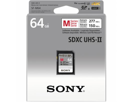 Atminties kortelė Sony 64GB SF-M Series SDXC Class10 UHS-II U3 V60 Tough Memory Card