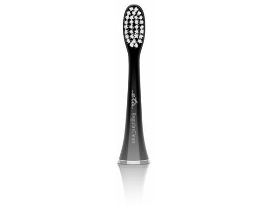 Dantų šepetėlio antgalis ETA RegularClean ETA070790500 Heads, For adults, Number of brush heads included 2, Black
