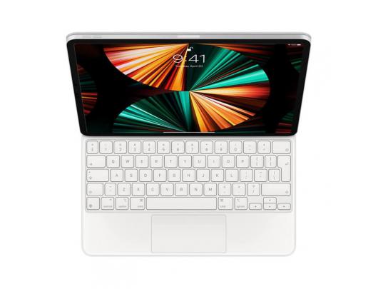 Klaviatūra Apple iPad Magic Keyboard skirta 12.9-inch iPad Pro INT  Convenient integrated full-size keyboard with Trackpad, EN, Smart Connector, Wire