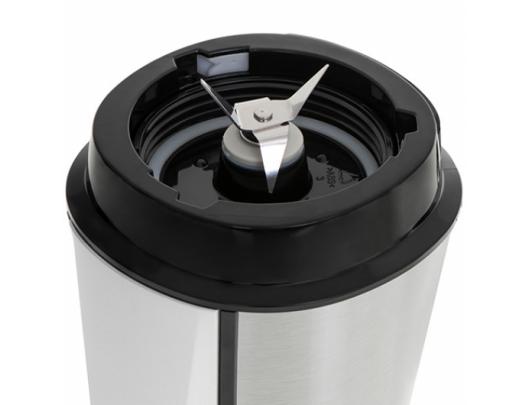 Kokteilinė Adler Blender AD 4081 Tabletop, 800 W, Jar material BPA Free Plastic, Jar capacity 0.57 and 0.4 L, Ice crushing, Black/Stainless steel