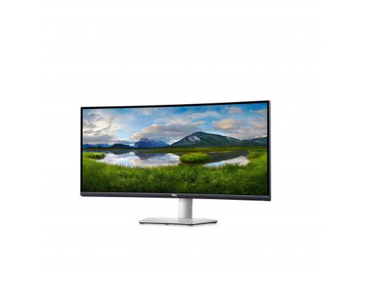 Monitorius Dell LCD S3422DW 34 ", VA, WQHD, 3440 x 1440, 21:9, 4 ms, 300 cd/m², Silver, HDMI ports quantity 2