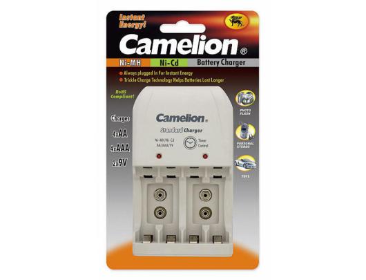 Įkroviklis Camelion Plug-In Battery Charger BC-0904S 2x or 4xNi-MH AA/AAA or 1-2x 9V Ni-MH