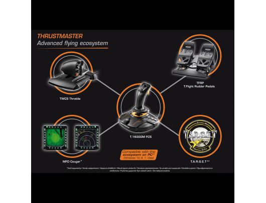 Vairalazdė Thrustmaster Joystick T 16000M Flight Pack Black