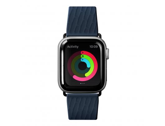 Apyrankė LAUT ACTIVE 2.0, Sport Watch Strap skirta Apple Watch, 42/44mm, Ergonomic fit, Easy lock, Indigo, Sport Polymer Material, Metal Button, Stain