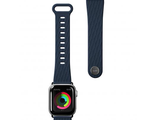 Apyrankė LAUT ACTIVE 2.0, Sport Watch Strap skirta Apple Watch, 42/44mm, Ergonomic fit, Easy lock, Indigo, Sport Polymer Material, Metal Button, Stain