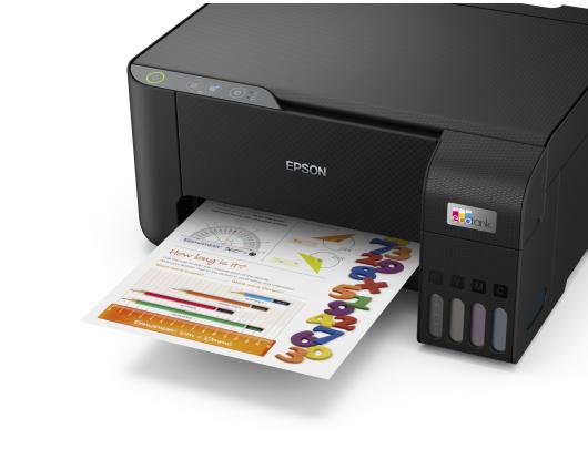 Rašalinis daugiafunkcinis spausdintuvas Epson Multifunctional printer EcoTank L3210 Colour, Inkjet, 3-in-1, A4, Black