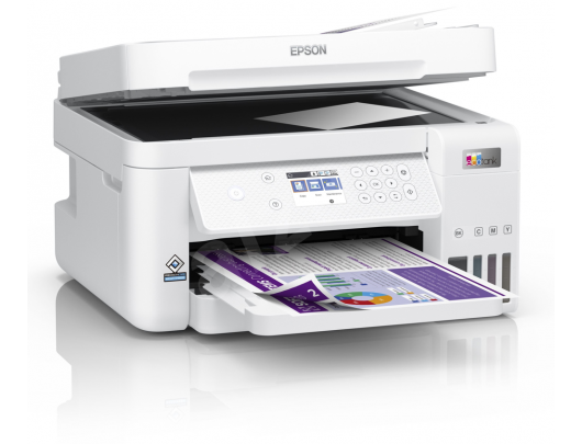 Rašalinis daugiafunkcinis spausdintuvas Epson Multifunctional printer EcoTank L6276 Contact image sensor (CIS), 3-in-1, Wi-Fi, White