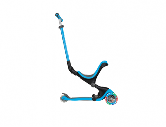 Paspirtukas Globber Scooter Go Up Deluxe Lights Scooter, Blue