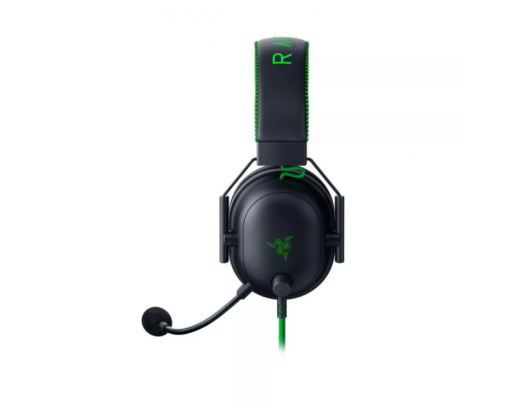 Ausinės su mikrofonu Razer Multi-platform BlackShark V2 Special Edition Headset, On-ear, Microphone, Black/Green, Wired, Yes