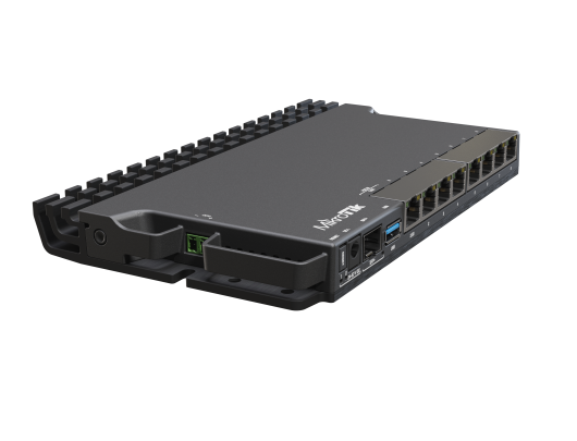 Maršrutizatorius MikroTik Wired Ethernet Router RB5009UG+S+IN, Quad core 1.4 GHz CPU, 1xSFP+, 7xGigabit LAN, 1x2.5G LAN, 1xUSB, Can be powered in 3 d