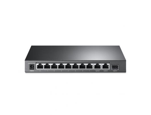 Komutatorius TP-LINK 10-Port Gigabit Easy Smart Switch with 8-Port PoE+ TL-SG1210MP Unmanaged, Desktop, Power supply type External, Ethernet LAN (RJ-