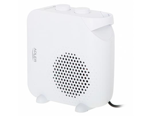 Šildytuvas Adler Heater AD 7725w Fan heater, 2000 W, Number of power levels 2, White