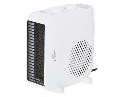 Šildytuvas Adler Heater AD 7725w Fan heater, 2000 W, Number of power levels 2, White