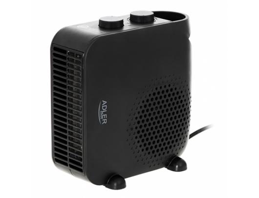Šildytuvas Adler Heater AD 7725b Fan heater, 2000 W, Number of power levels 2, Black