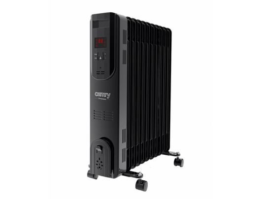 Tepalinis radiatorius Camry | Heater | CR 7813 | Oil Filled Radiator | 2500 W | Number of power levels 3 | Black
